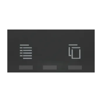 vypínač Simon 100 10002037-238 Kryt iO Master žaluziové tlačítko, centrální ovládání žaluzií černá matná