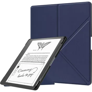 Pouzdro na čtečku elektronické knihy Pouzdro Durable Lock Origami DL-203 na Amazon Kindle Scribe - tmavě modré + BONUSY