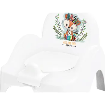 Nočník Tega Dětský nočník s poklopem Wild & Free liška bílý