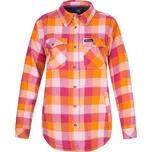Dámská flanelová košile Rafiki Mojarra orangeade plaid XS