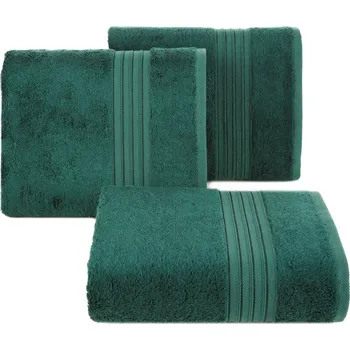 Ručník BAVLNĚNÝ RUČNÍK AURA 30X50 CM TMAVĚZELENÁ
