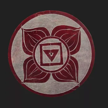 Vonná tyčinka Mramorový stojánek na vonné tyčinky 1. Čakra Múládhára, Sittar