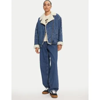 Pánská casual bunda Levi's® Jeansová bunda Flight A9370-0001 Modrá Relaxed Fit M