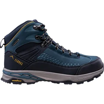 Pánská móda Pánské Vysoké boty ELBRUS ENGEN MID WP GR M000177597 – Tmavě modrá 42