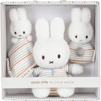 Hračka pro nejmenší Little Dutch Dárková sada králíček Miffy Vintage Proužky
