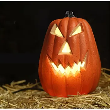 Stojací lampa GUANGDONG LED lampa na HALLOWEEN - DÝNĚ - Oranžová