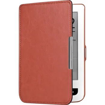 Pouzdro na čtečku elektronické knihy Pocketbook 622 / 623 Durable Lock 1267 - hnědé pouzdro, magnet + BONUSY
