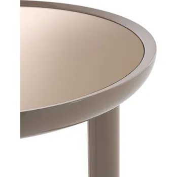 Konferenční stolek Odkládací stolek K-TOP Ø 60, více variant - Kartell Barva: Bronzové zrcadlo / Šedá