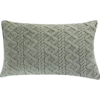 Dekorativní polštářek Sada 2 ks povlaků na polštáře INVERNO zelená 50 x 70 cm