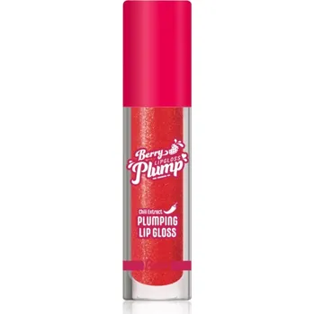 Lesk na rty Rude Cosmetics Berry Plump hydratační lesk na rty pro objem odstín Strawberry Kiss 4 g