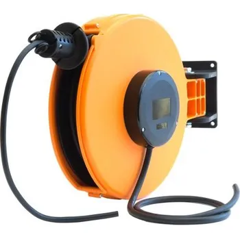 Prodlužovací kabel Prodlužovací cívka, délka kabelu: 10m 10m 2.5mm² 0 zásuvek s automatickým přetáčením H07RN-F jmenovitý proud v