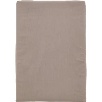 Prostěradlo Södahl Hnědé bavlněné prostěradlo Calm 90 x 200 cm