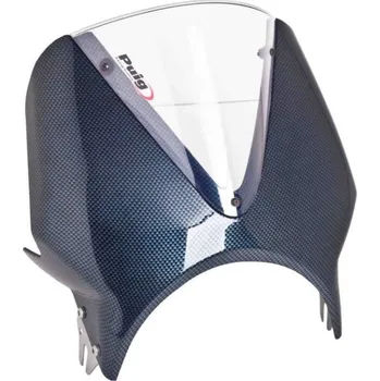 Plexi štít PUIG VISION 005CW karbonový vzhled/průhledný