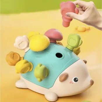 puzzle pro nejmenší Vzdělávací puzzle - senzorický ježek