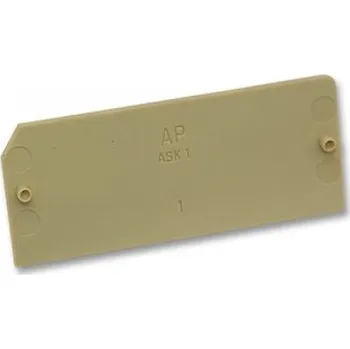 Rozvaděč Weidmüller AP ASK1 SAK řada, Bočnice, 1.5 mm, Béžová, Přímá montáž