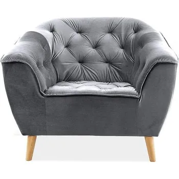 Křeslo MAMBA křeslo Galaxy, šedá/buk