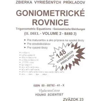 Přírodní věda Goniometrické rovnice II. diel - Marián Olejár; Iveta Olejárová