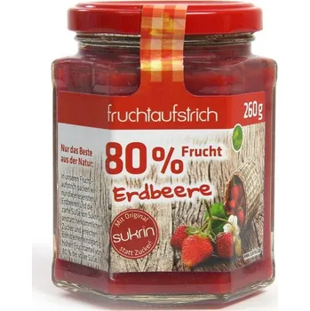 Genuss ohne Reue Jahodová marmeláda 80% slazená Sukrinem 260 g 260 gramů