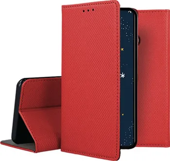 Pouzdro na mobilní telefon Sligo Smart Magnet pro Huawei P30 Lite červené