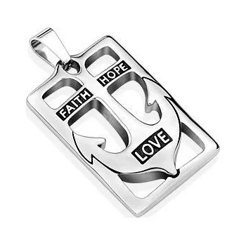 Přívěsek Ocelový přívěsek kotva