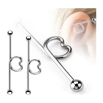 Piercing Činka industrial chirurgická ocel HWBSP10