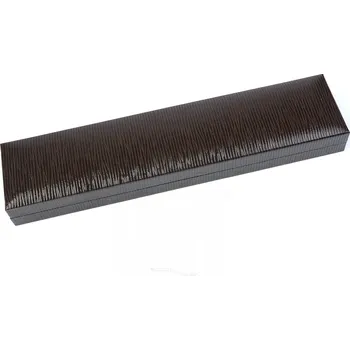 Dárková krabička Dárková koženková krabička hnědá dlouhá 22 x 5cm