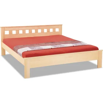 Postel Krajča Manželská postel z masivu Viola 160 x 200 cm Povrchová úprava dřeva: Bezbarvý olej OSMO, Druh dřeva: Jasan