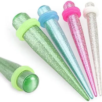 Piercing Akrylátový roztahovák metalický HWTAA10