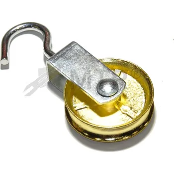 kladka MTR Kladka kovová s hákem lehká Varianta: Kladka kovová s hákem lehká 6/20mm Zn