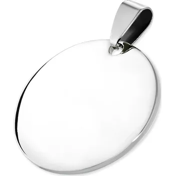 Přívěsek Ocelový přívěsek kruh 30 mm