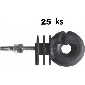 Ohradník Kruhový izolátor VN Standard se závitem M6 na elektrický ohradník 25 ks