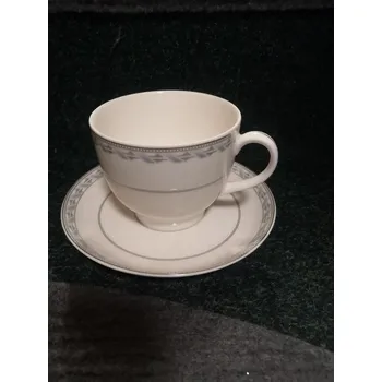 Porcelánový hrnek s podšálkem 200 ml (Klasický hrneček s podtáckem na kávu/čaj)