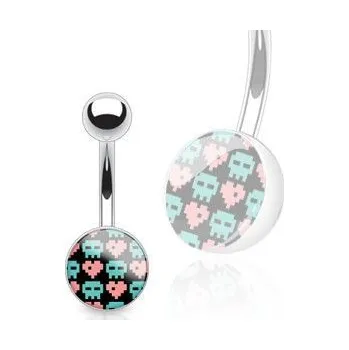 Piercing Piercing do pupíku HWNS30SH2