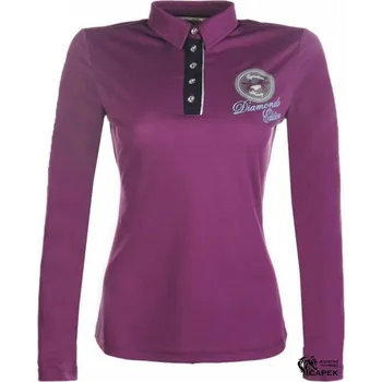 Triko HKM -DIAMONDS SHINE- - Fialová - S