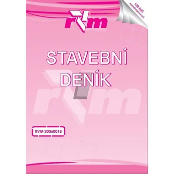 RVM - RVM 20060038 - Stavební deník - A4 - 128 listů