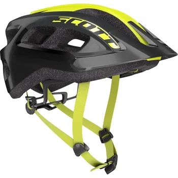 Cyklistická přilba Scott Supra Black/Radium Yellow 54-61