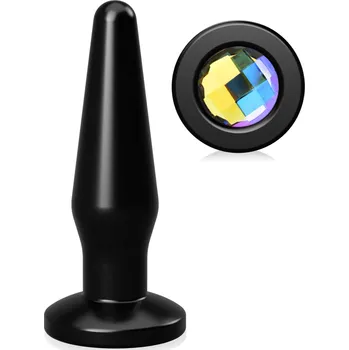 Anální kolík ÚZKÝ ANÁLNÍ KOLÍK PLUG K ROZEHŘÁTÍ ANUSU S DUHOVÝM OČKEM - 72596159