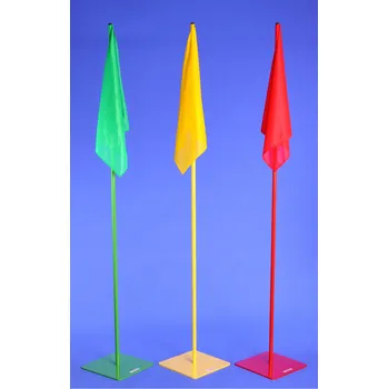 Vlajka Polanik Vlajka se základnou - výška 2m, barva žlutá BFY-S0324