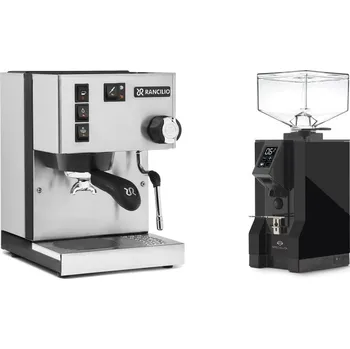 Set domácích spotřebičů Rancilio Silvia BC + Eureka Mignon Specialita, BL black