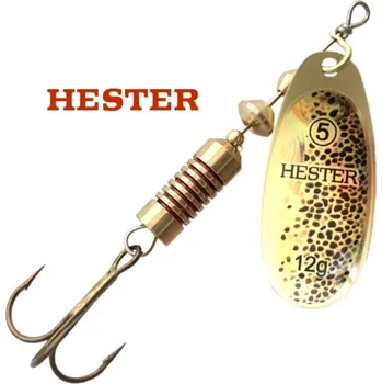 Umělá nástraha Hester Fishing rotační třpytka Ospray Brown Trout velikost: 3/6 g