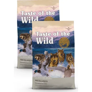 Krmivo pro psa 2x TASTE OF THE WILD Wetlands Canine 12,2kg