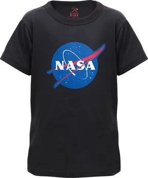 Chlapecké tričko Rothco dětské tričko se znakem NASA černé