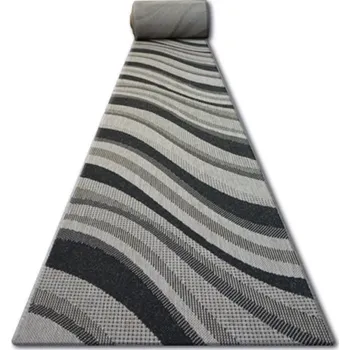 Koberec Balta Běhoun Sisal Floorlux 20353 stříbrný černý Šíře: 70 cm