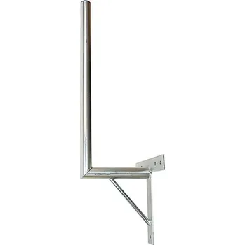 Příjem digitálního pozemního vysílání Anténní držák 25cm na zeď se vzpěrou, trubka 42/2mm, výška 66cm