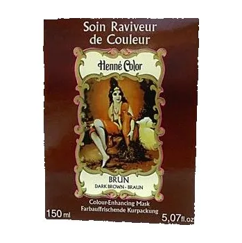 Vlasová regenerace Tónovací výživná vlasová maska Hnědá Henné Color 150 ml