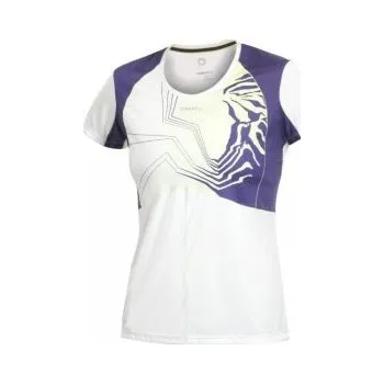 Dámské tričko CRAFT PR Sublimated Tee W 1901912-2900 L; Modrá triko + DÁREK DLE VÝBĚRU!