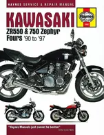 Haynes Service & Repair Manual: Kawasaki ZR550 & 750 Zephyr Fours: '90-'97 - Haynes Publishing [EN] (2015, brožovaná)
