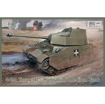 Plastikový model IBG 1/72 43M Turan III - Hungarian Medium Tank
