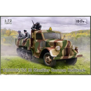 Plastikový model IBG 1/72 V3000S/SSM Maultier German Halftrack