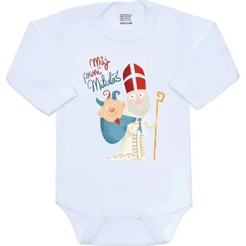 New Baby Body s potiskem Můj první Mikuláš, vel.62